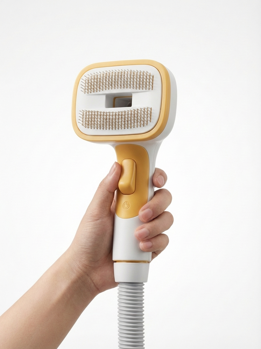 GROOMLY™ 3-In-1 Vacuum Hund Borste