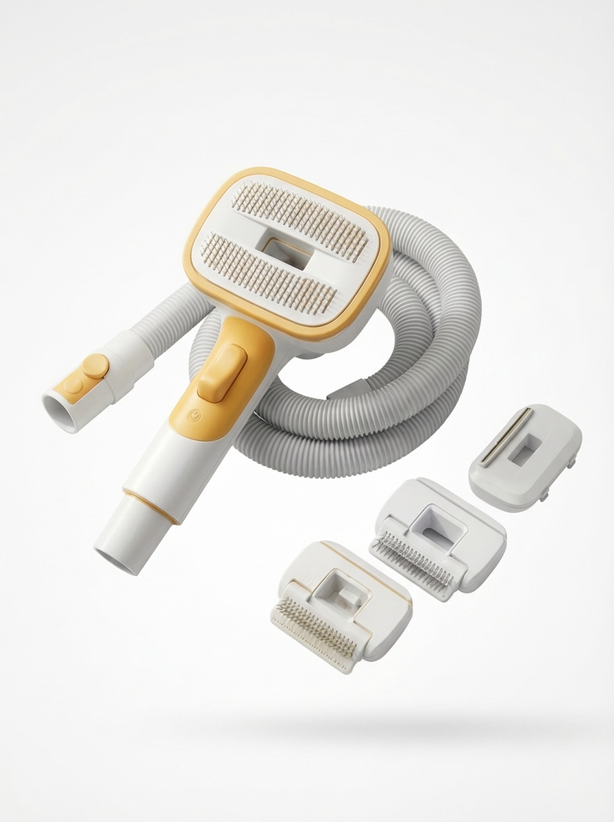 GROOMLY™ 3-In-1 Vacuum Hund Borste